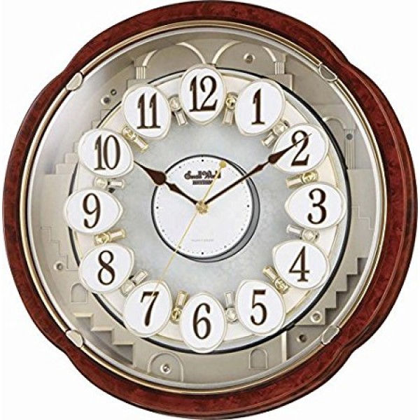 Rhythm(Japan) Magic Motion 6 + 6 Melodies & 4 X-Mas Songs (CTC Sound) Hourly Melody, Automatic Melody Silencer by Sensor Monitor Switch Wall Clock Ø38.5X11.5cm Rhythm(Japan) Magic Motion 6 + 6 Melodies & 4 X-Mas Songs (CTC Sound) Hourly Melody, Automatic Melody Silencer by Sensor Monitor Switch Wall Clock Ø38.5X11.5cm